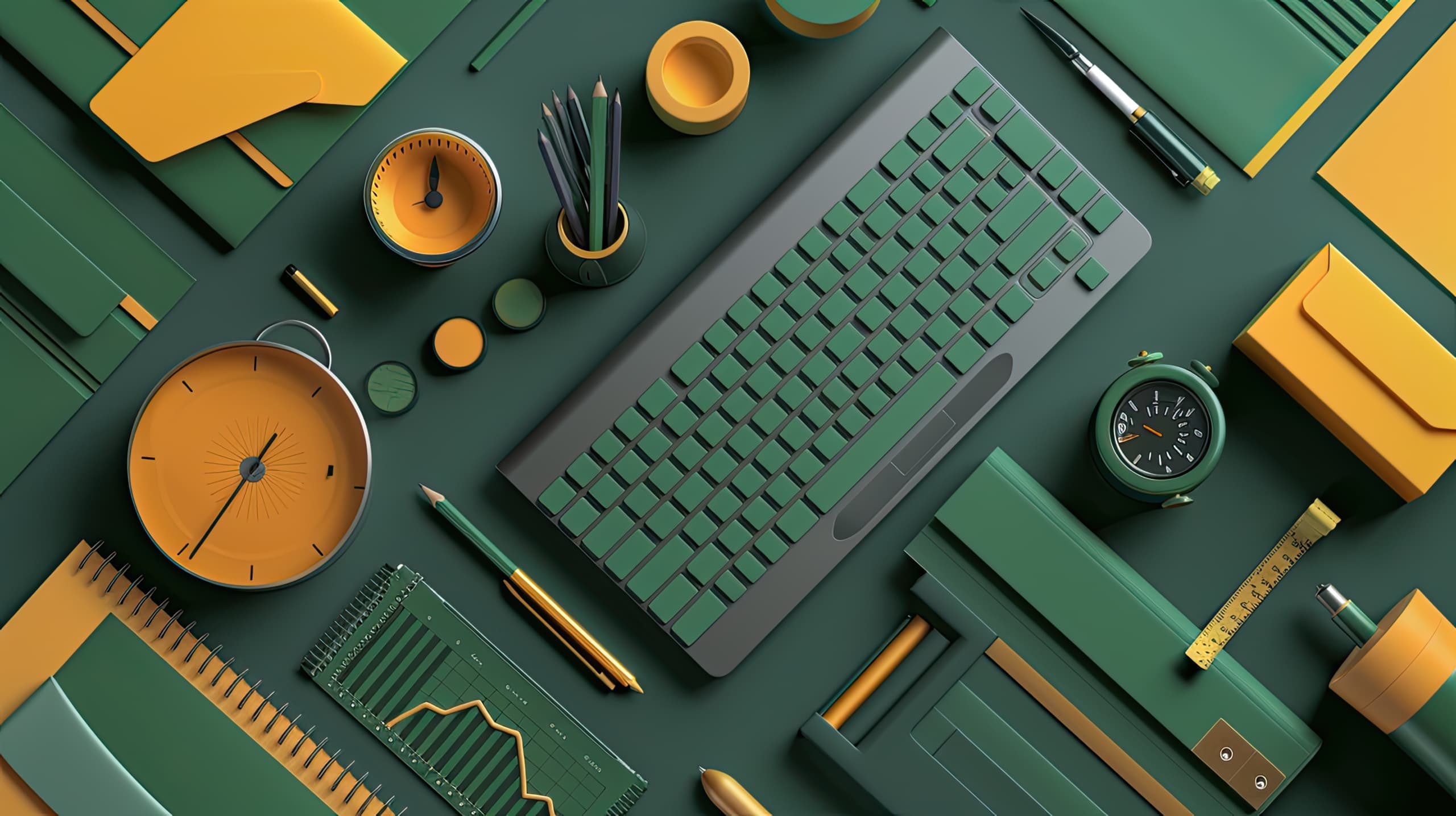 ferramentas de gerenciamento de projetos sociais distribuídas sobre uma mesa